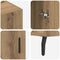 vidaXL Sideboard with Storage with Door Brown 90 x 34 x 80 cm Engineered wood