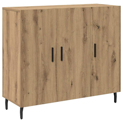 vidaXL Sideboard with Storage with Door Brown 90 x 34 x 80 cm Engineered wood