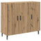 vidaXL Sideboard with Storage with Door Brown 90 x 34 x 80 cm Engineered wood