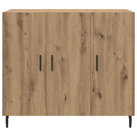 vidaXL Sideboard with Storage with Door Brown 90 x 34 x 80 cm Engineered wood