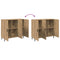vidaXL Sideboard with Storage with Door Brown 90 x 34 x 80 cm Engineered wood