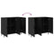 vidaXL Sideboard with Storage with Door Black 90 x 34 x 80 cm Engineered wood