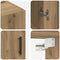vidaXL Sideboard Brown 69.5 x 34 x 90 cm Engineered wood