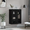 vidaXL Sideboard Black 69.5 x 34 x 90 cm Engineered wood