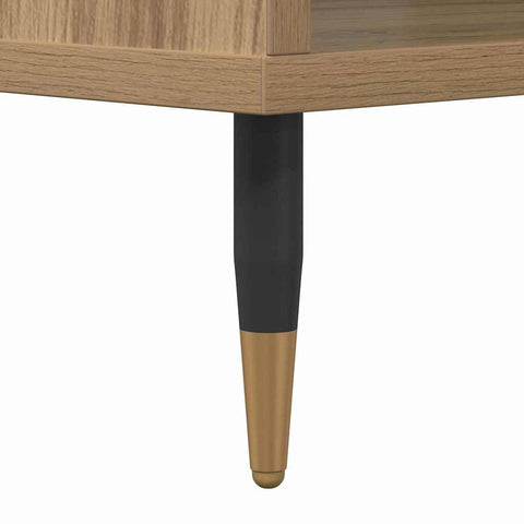 vidaXL Coffee Table Artisan oak 60 x 50 x 40 cm Engineered wood