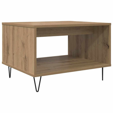vidaXL Coffee Table Artisan oak 60 x 50 x 40 cm Engineered wood