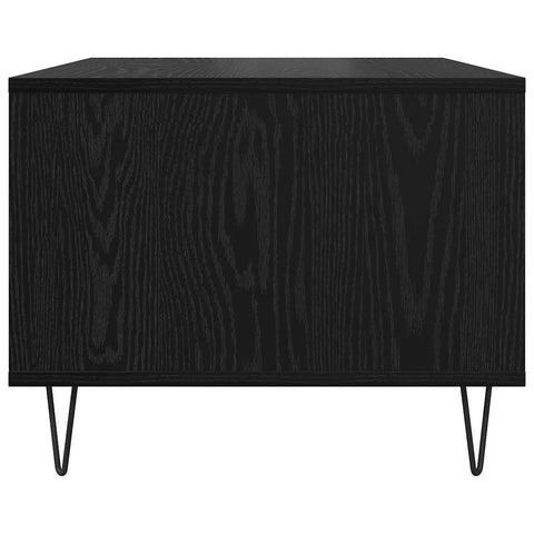 vidaXL Coffee Table Black oak 60 x 50 x 40 cm Engineered wood