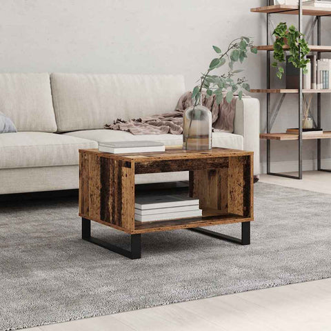 vidaXL Coffee Table Old wood 60 x 50 x 40 cm Engineered wood