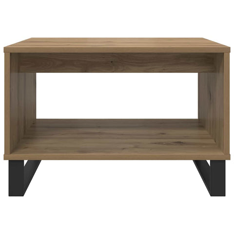 vidaXL Coffee Table Artisan oak 60 x 50 x 40 cm Engineered wood
