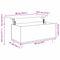 vidaXL Coffee Table Artisan oak 90 x 44.5 x 45 cm Engineered wood