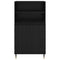 vidaXL Highboard with Shelf with Storage with Door Black Engineered wood