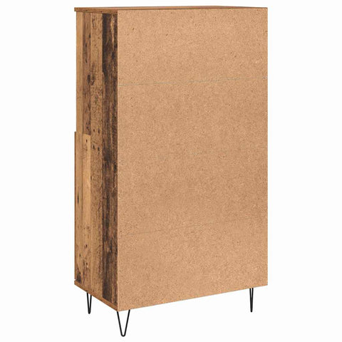 vidaXL Highboard with Shelf with Storage with Door Brown Engineered wood