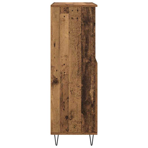 vidaXL Highboard with Shelf with Storage with Door Brown Engineered wood