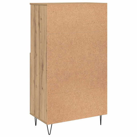 vidaXL Highboard with Shelf with Storage with Door Brown Engineered wood