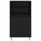 vidaXL Highboard with Shelf with Storage with Door Black Engineered wood