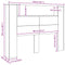 vidaXL Headboard Cabinet with Shelf Old wood Engineered wood