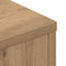 vidaXL Headboard Cabinet with Shelf Artisan oak Engineered wood