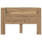 vidaXL Headboard Cabinet with Shelf Artisan oak Engineered wood