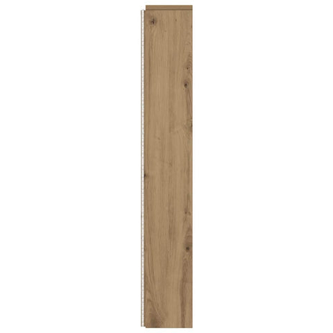 vidaXL Headboard Cabinet with Shelf Artisan oak Engineered wood