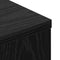 vidaXL Headboard Cabinet with Shelf Black oak Engineered wood
