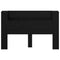 vidaXL Headboard Cabinet with Shelf Black oak Engineered wood