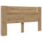 vidaXL Headboard Cabinet with Shelf Artisan oak 180 x 17 x 104.5 cm