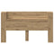 vidaXL Headboard Cabinet with Shelf Artisan oak 180 x 17 x 104.5 cm