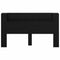 vidaXL Headboard Cabinet Black oak 180 x 17 x 104.5 cm Engineered wood