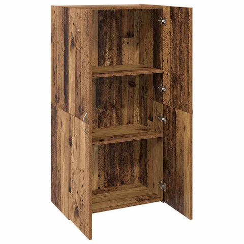 vidaXL Office Cabinet Old wood 60 x 32 x 115 cm Engineered wood