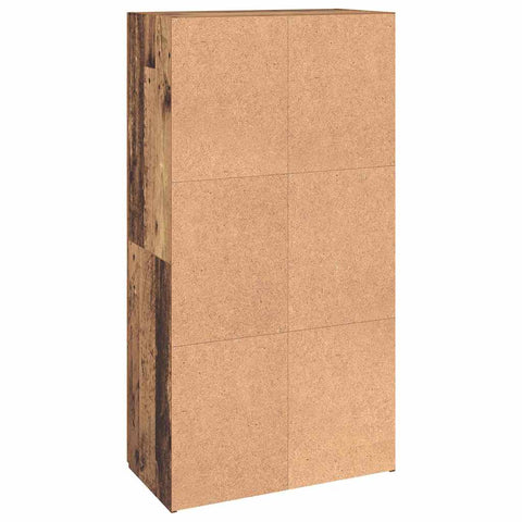 vidaXL Office Cabinet Old wood 60 x 32 x 115 cm Engineered wood