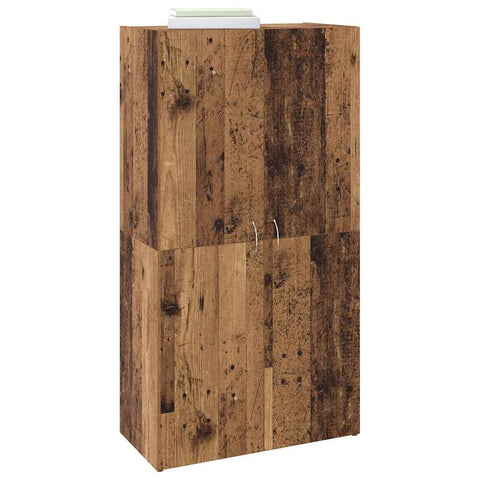 vidaXL Office Cabinet Old wood 60 x 32 x 115 cm Engineered wood
