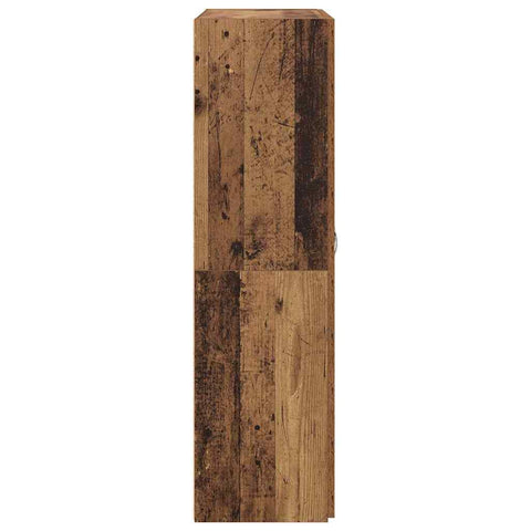 vidaXL Office Cabinet Old wood 60 x 32 x 115 cm Engineered wood