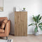 vidaXL Office Cabinet Artisan oak 60 x 32 x 115 cm Engineered wood
