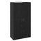 vidaXL Office Cabinet Black oak 60 x 32 x 115 cm Engineered wood