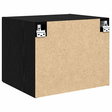 vidaXL Wall Cabinet Black oak 50 x 42.5 x 40 cm Engineered wood