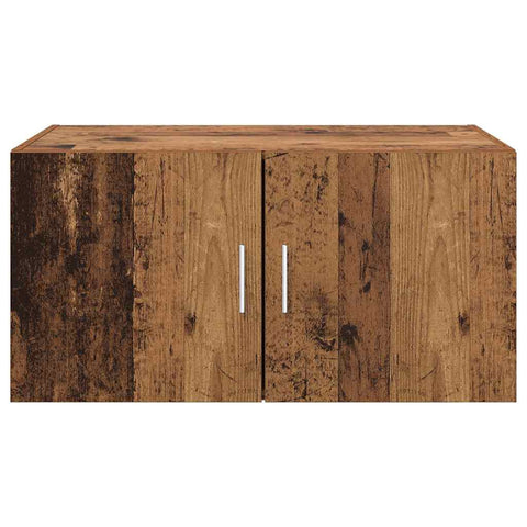 vidaXL Wall Cabinet Old wood 80 x 42.5 x 40 cm Engineered wood