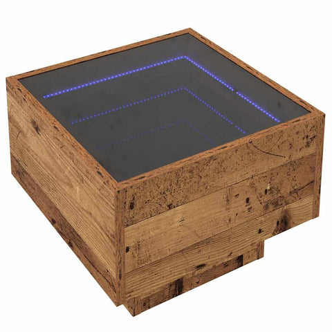 vidaXL Side Table Old wood 40 x 40 x 30 cm Engineered wood