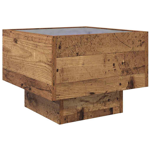 vidaXL Side Table Old wood 40 x 40 x 30 cm Engineered wood