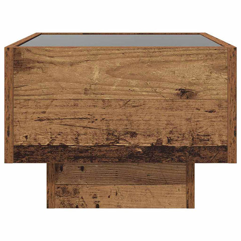 vidaXL Side Table Old wood 40 x 40 x 30 cm Engineered wood