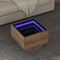 vidaXL Side Table Artisan oak 40 x 40 x 30 cm Engineered wood