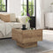 vidaXL Side Table Artisan oak 40 x 40 x 30 cm Engineered wood