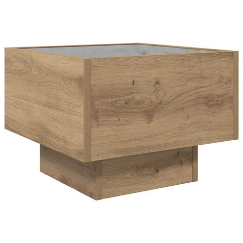 vidaXL Side Table Artisan oak 40 x 40 x 30 cm Engineered wood
