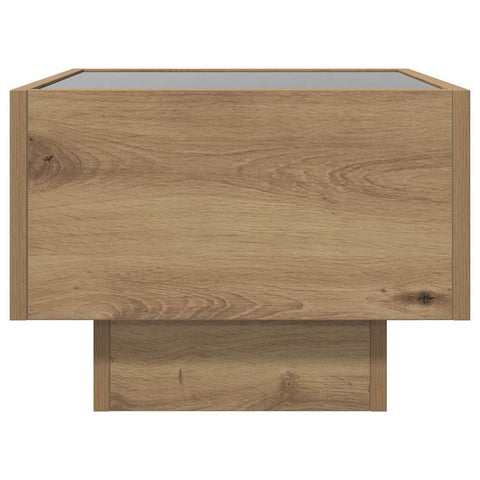vidaXL Side Table Artisan oak 40 x 40 x 30 cm Engineered wood