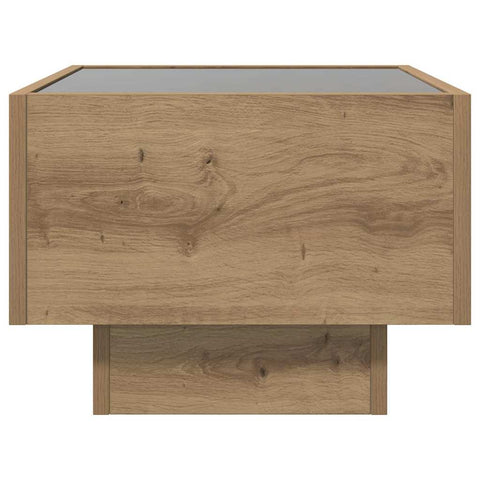vidaXL Side Table Artisan oak 40 x 40 x 30 cm Engineered wood