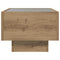 vidaXL Side Table Artisan oak 40 x 40 x 30 cm Engineered wood
