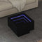 vidaXL Side Table Black oak 40 x 40 x 30 cm Engineered wood