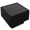 vidaXL Side Table Black oak 40 x 40 x 30 cm Engineered wood