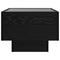 vidaXL Side Table Black oak 40 x 40 x 30 cm Engineered wood