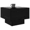 vidaXL Side Table Black oak 40 x 40 x 30 cm Engineered wood