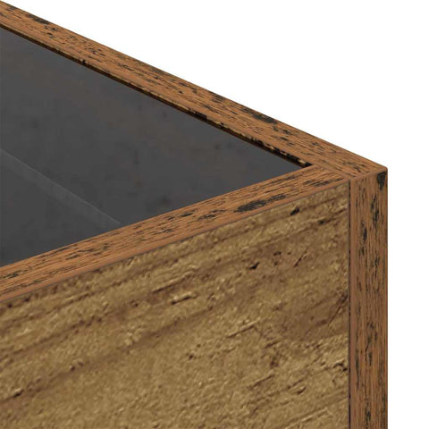 vidaXL Coffee Table Old wood 50 x 50 x 30 cm Engineered wood